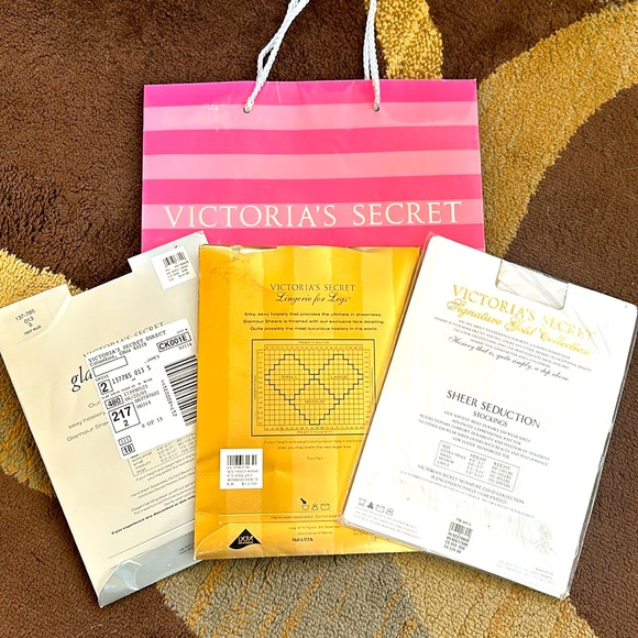 New Victoria Secret Glamour Sheers Stockings S - Picture 2 of 2